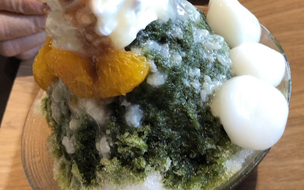 そばコロッケ作りとカキ氷( *´艸`)